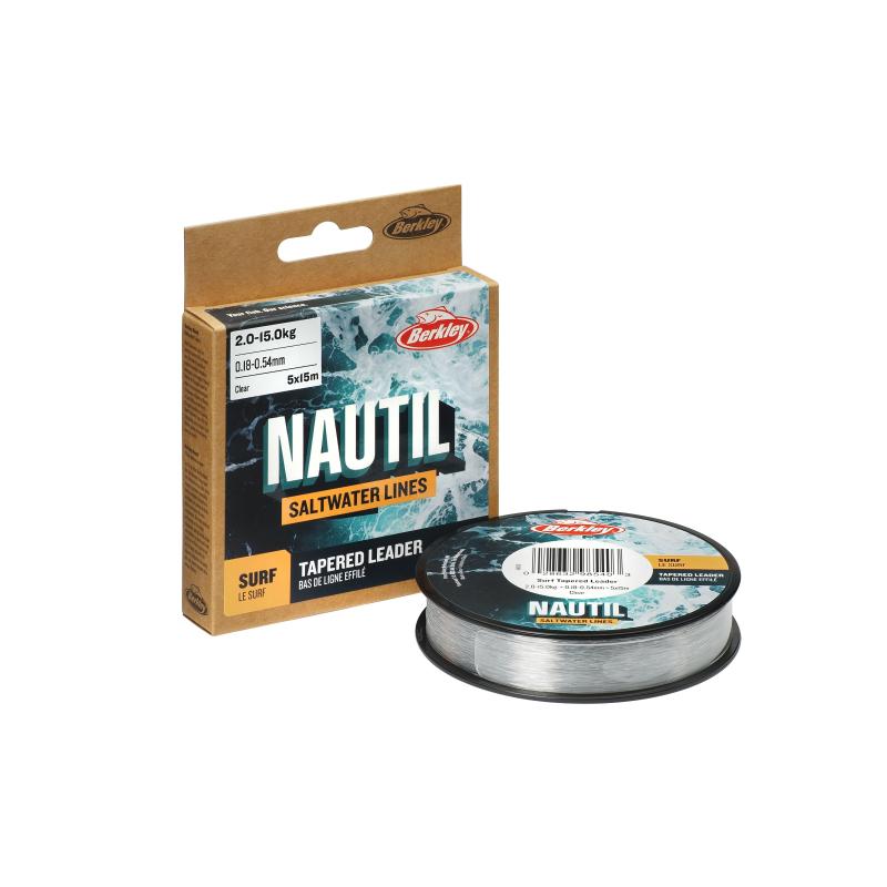Berkley Nautil Mono Tapared 5X15m 0.18-0.54mm Clr