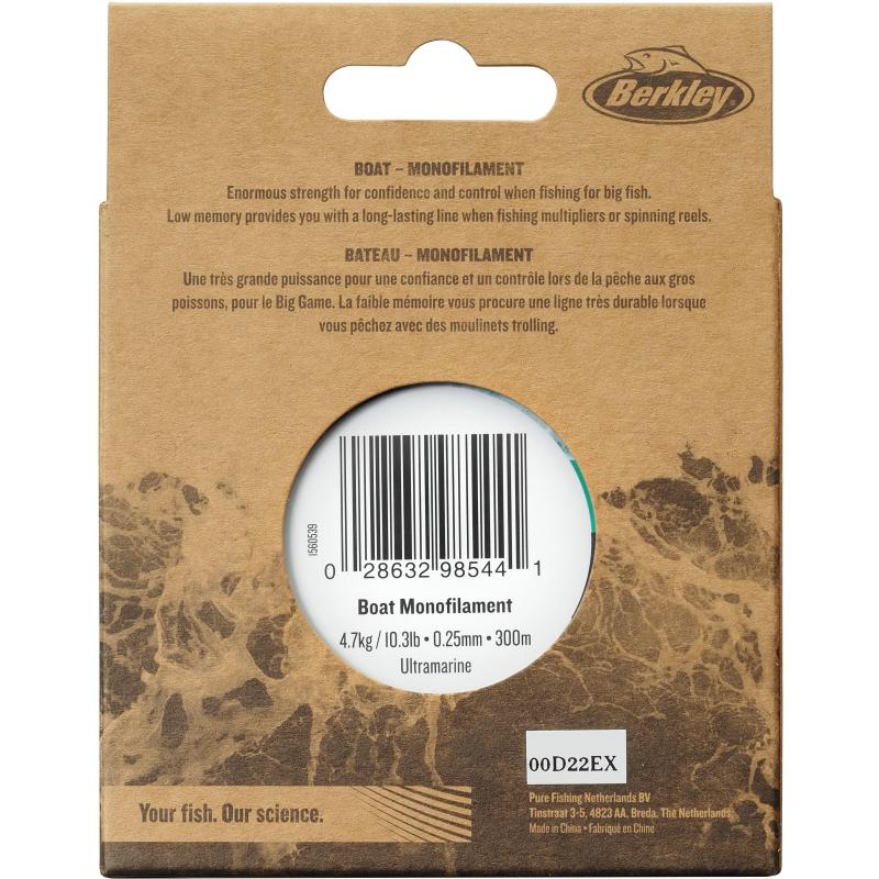 Berkley Nautil Boat Mono 600m 0.60mm Ultramarine