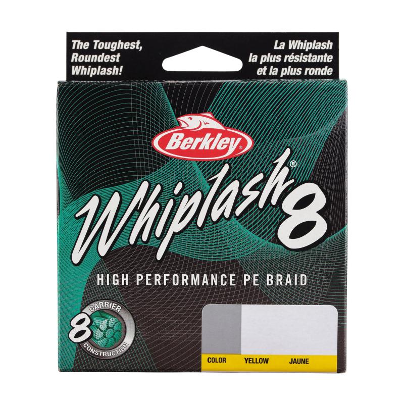 Berkley Whiplash8 300m 0.12mm yellow