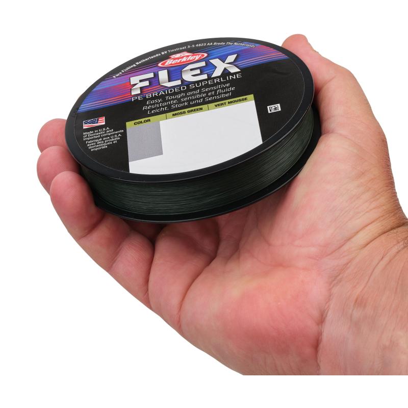 Berkley Flex Braid 135m 150Yd 0,25mm 18,4Kg 40Lb Moss Green