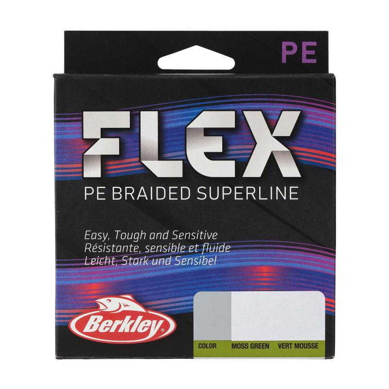Berkley Flex Braid 275m 300Yd 0,18mm 8,4Kg 18Lb Moss Green