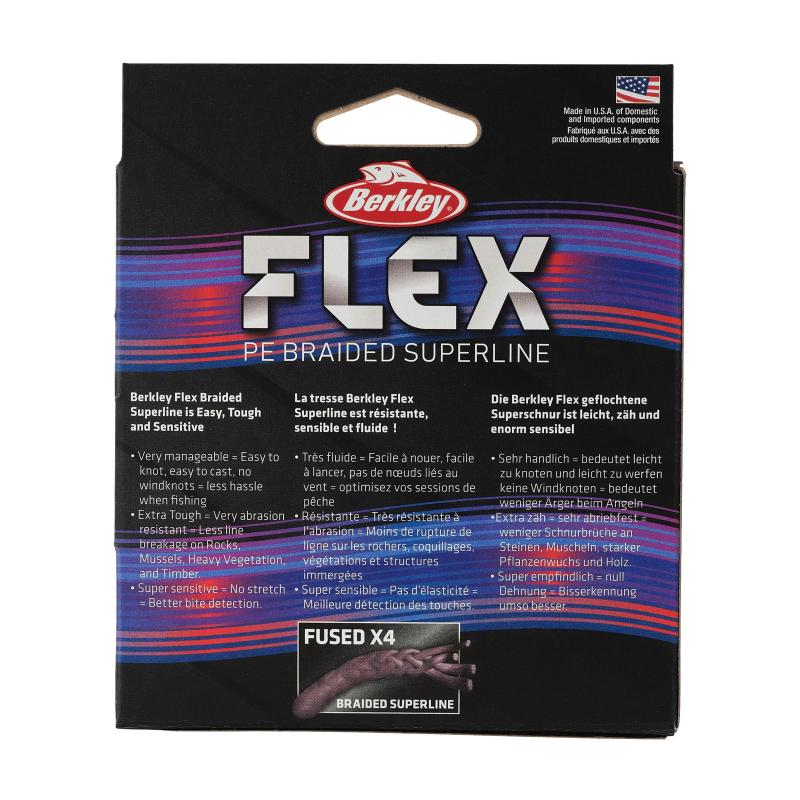 Berkley Flex Braid 275m 300Yd 0,20mm 11,2Kg 24Lb Moss Green