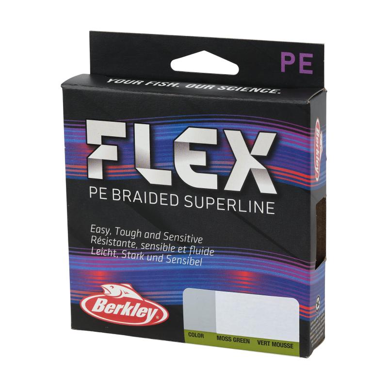 Berkley Flex Braid 275m 300Yd 0,20mm 11,2Kg 24Lb Moss Green