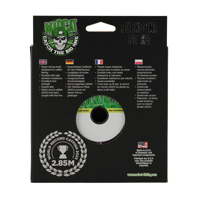 Madcat 270M 300Yd, 0,40mm, 40,9Kg 90Lb , Chartreuse
