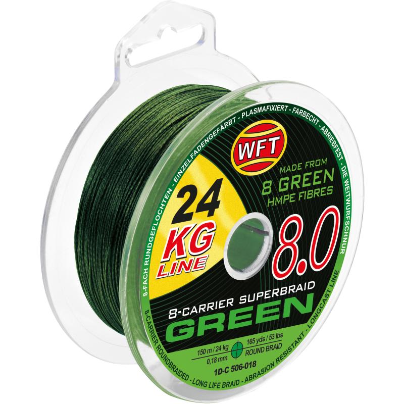 WFT KG 8.0 green 150m 13KG 0,10