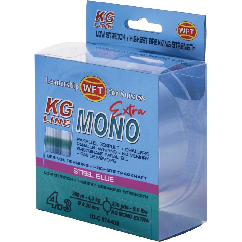 WFT KG Mono Extra steel blue 300m 0,40mm