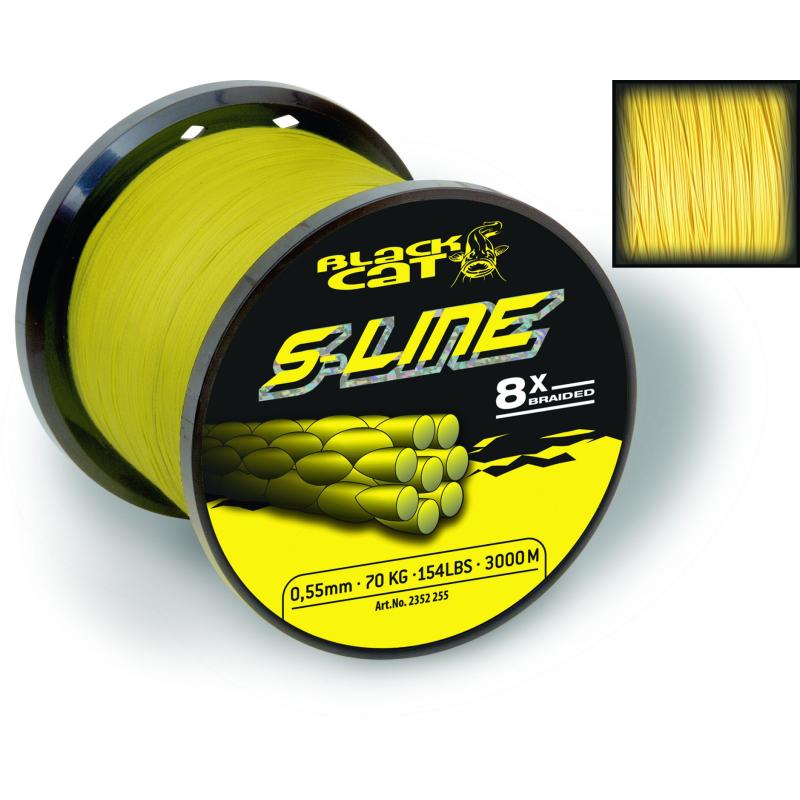 Black Cat &Oslash;0,55mm S-Line 450m 70kg gelb