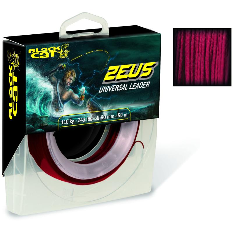 Black Cat &Oslash; 1,10mm Zeus Universal Leader L: 40m 165kg rot