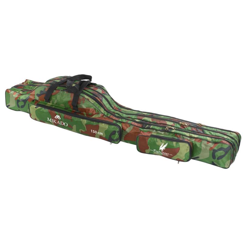 Mikado Rutenfutteral - 3 F&auml;cher 160cm - Camouflage