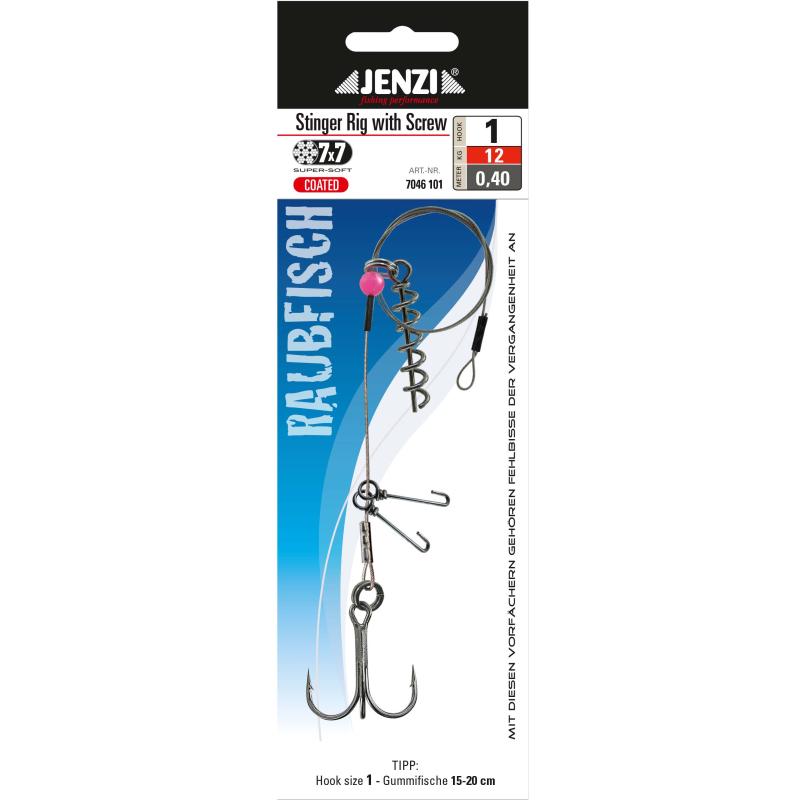 Produktbild Jenzi 7x7 Stinger-Rig m.Scr. 1, 40cm