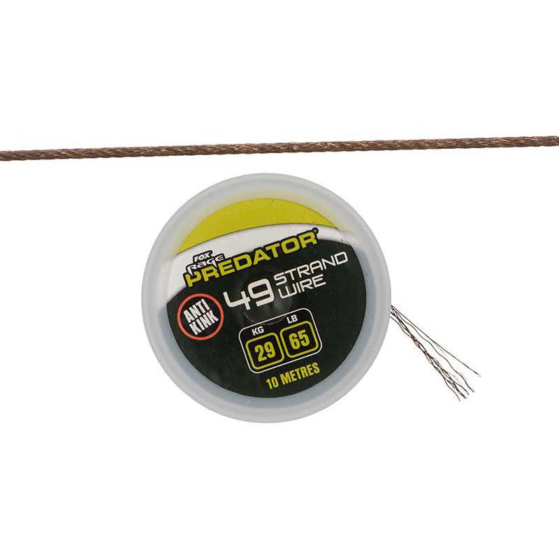 Fox Rage Predator 49-Strand Coated Steel Wire 10m 26lb/12kg