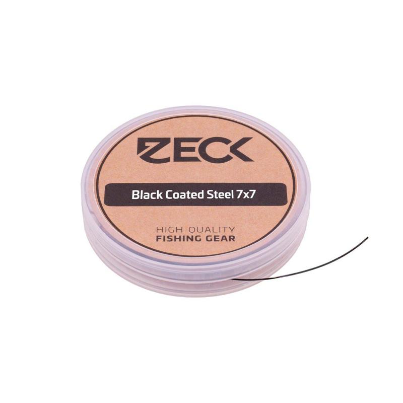 Zeck Black Coated Steel 7x7 12kg 10m