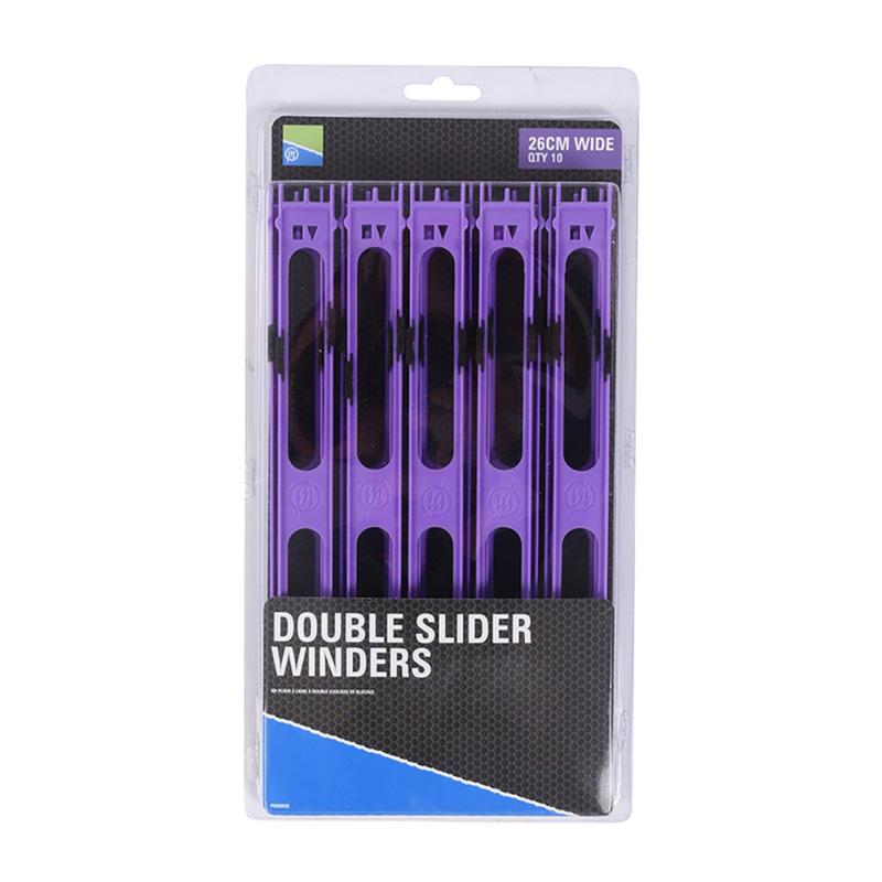 Preston Double Slider Winders - 26Cm Wide Purple