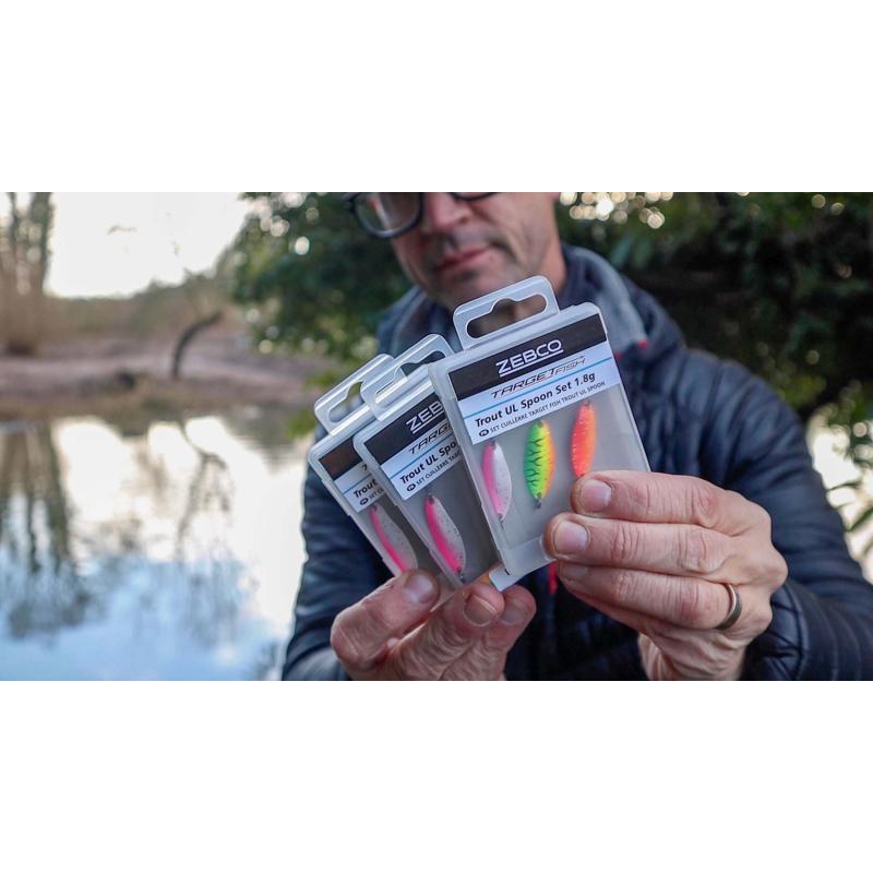 Zebco Target Fish Trout UL Spoon Set 2.2g