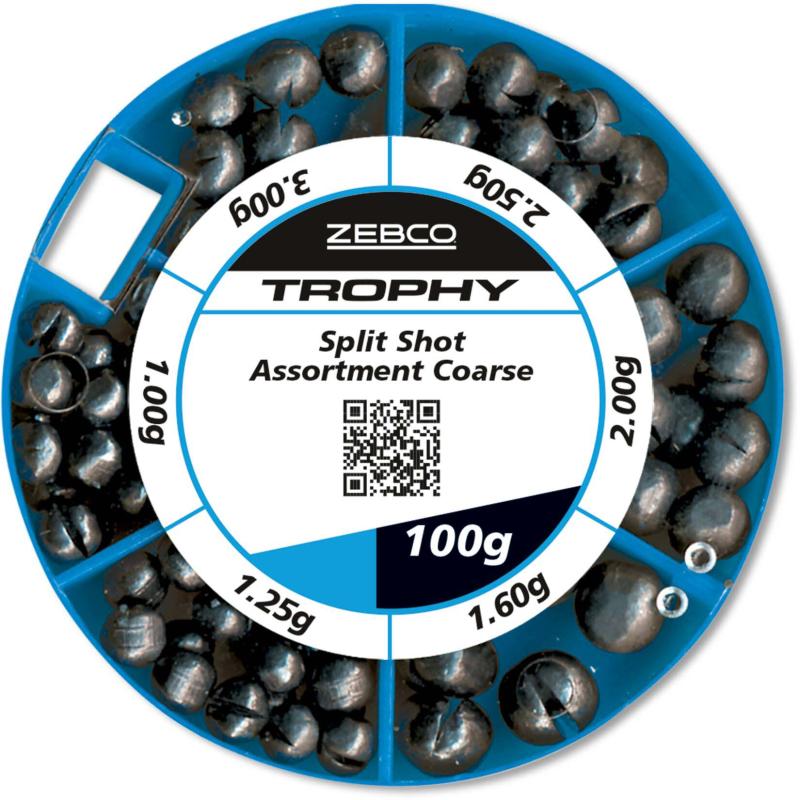 Zebco Trophy Bleischrotsortiment grob 100g
