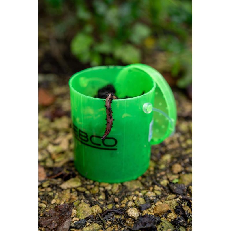 Zebco Bait Container Worm Box L H 12cm Green