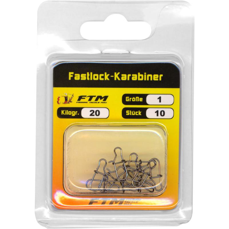 Fishing Tackle Max Fastlock-Karabiner Gr. 1