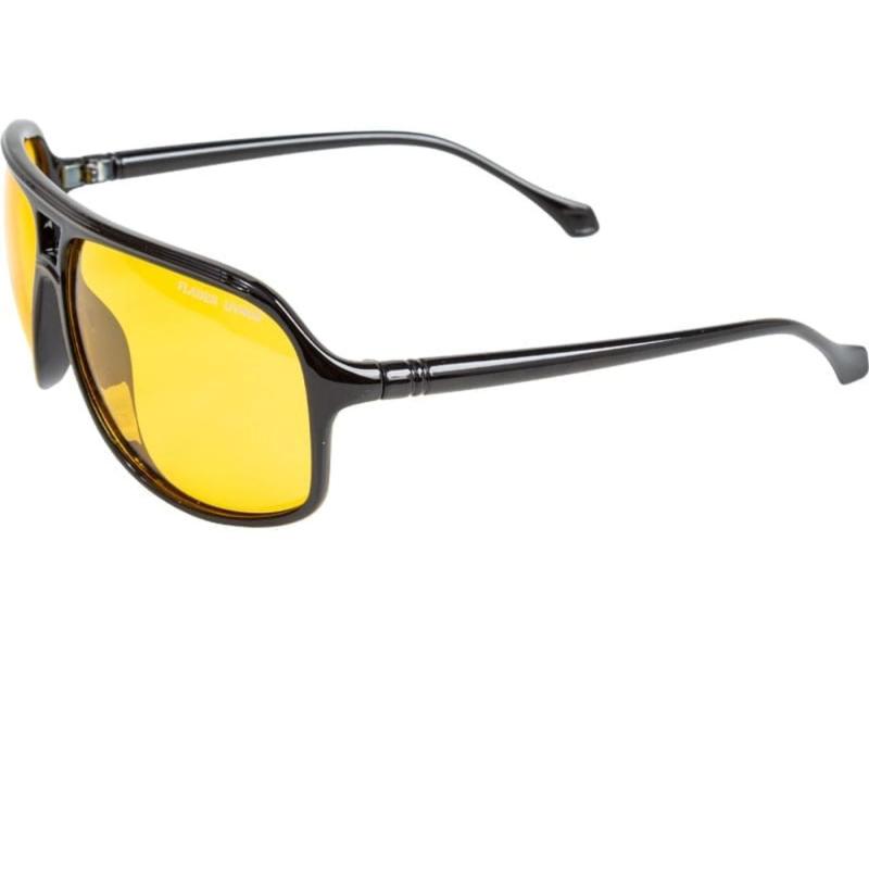 Produktbild Fladen Polarized sunglasses shiny black frame and yellow lens A
