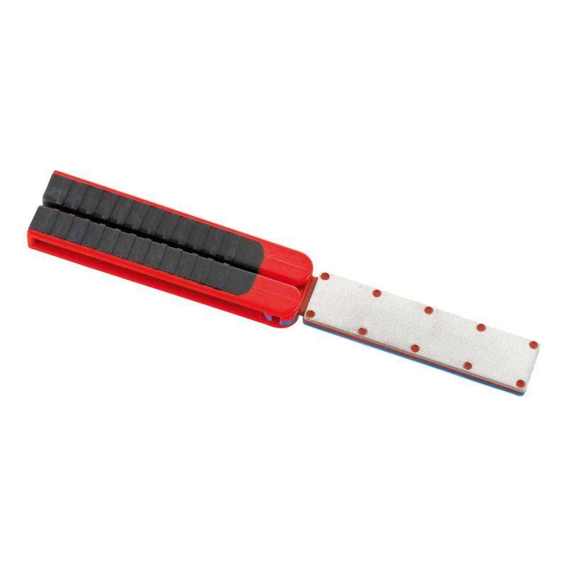 Produktbild Lansky Diamant-Sch&auml;rfer, Doppelseitig, Rot = Grob, Blau = Feine K&ouml;rnung, Gummierter Handgriff