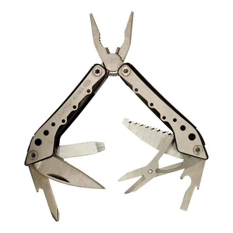 True Utility Minimulti Mini-Multitool, Aisi 420 Stahl, Rostfrei, 10 Funktionen