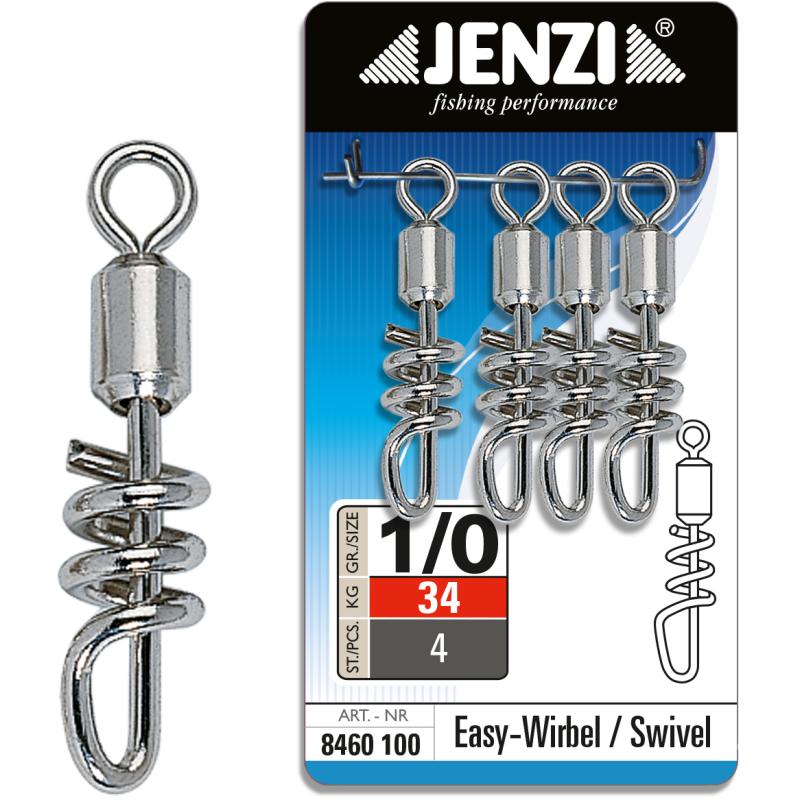 JENZI Easy Wirbel vernickelt Gr&ouml;&szlig;e 1/0 34 Kg