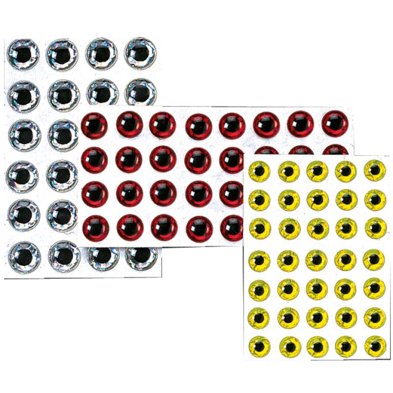 Fischaugen im 3-D-Format 9,5 mm Farbe Fl.Gr&uuml;n