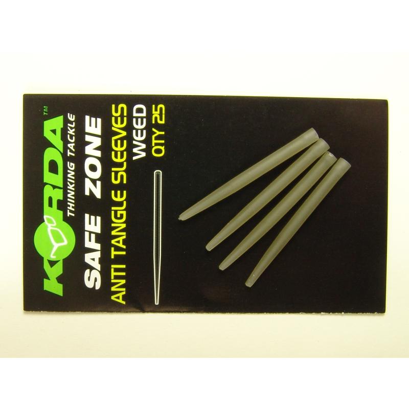 Korda Anti Tangle Vorfach Schlauch - 25 St&uuml;ck Gras