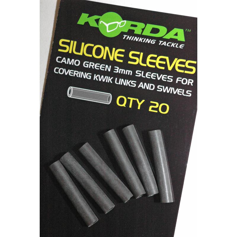 Korda Silicone Sleeves - 20 St&uuml;ck green
