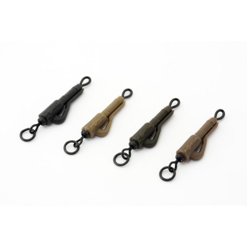 Korda Run Rig Rubber - 10 St&uuml;ck Clay