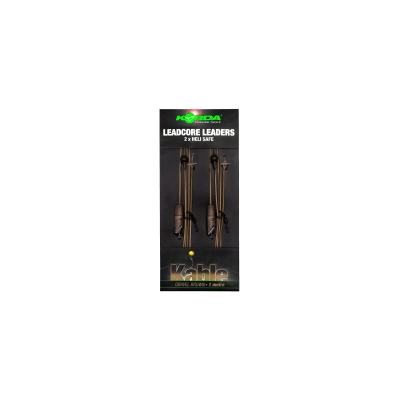 Produktbild Korda Leadcore leader Heli Safe Weed 1m, 2 per pack