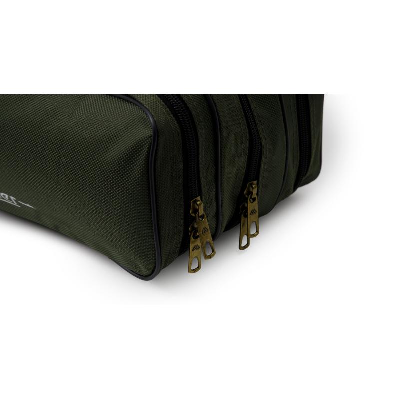 Mikado Rutenfutteral - 3 F&auml;cher 160cm Verst&auml;rkt Boden - Gr&uuml;n