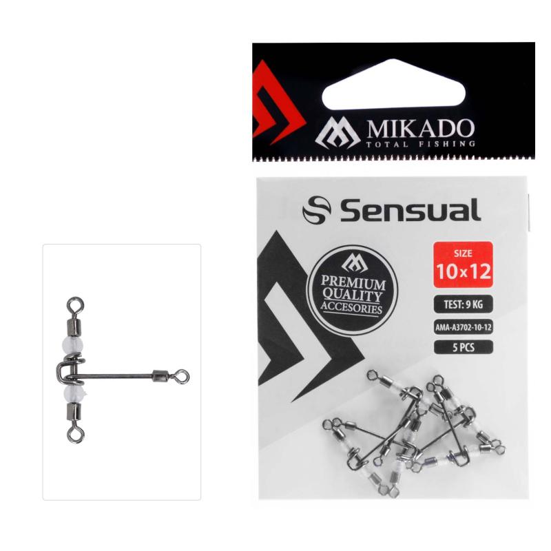 Mikado Rollwirbell "T" Typ Perlen Gr. 8/10 Bn.