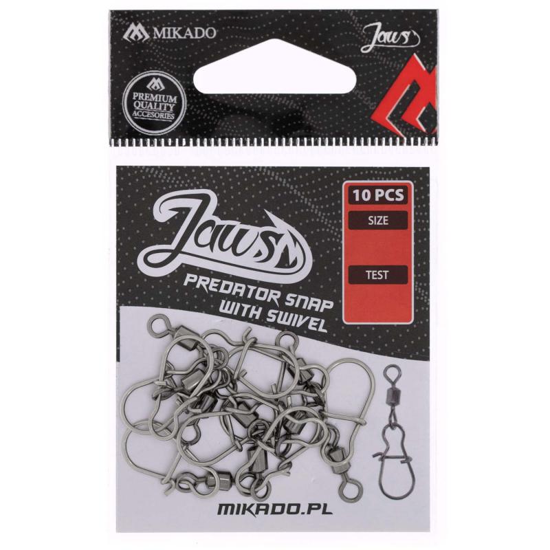 Mikado Snap Wirbel Jaws Predator Snap Gr&ouml;&szlig;e S.