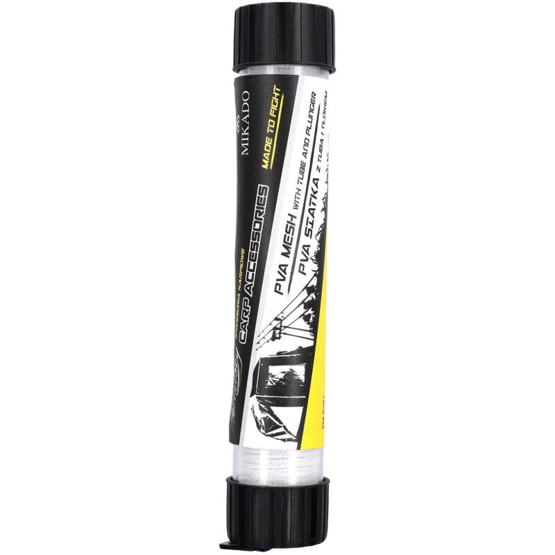 Mikado Pva - Mesh Mit Tube Und Plunger Medium Aufl&ouml;send 44mm/5M