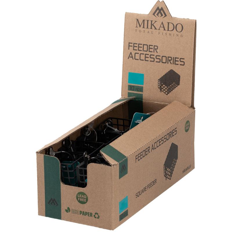 Mikado Feeder Quadrat Mit Boden 120G 30X30X55Mm