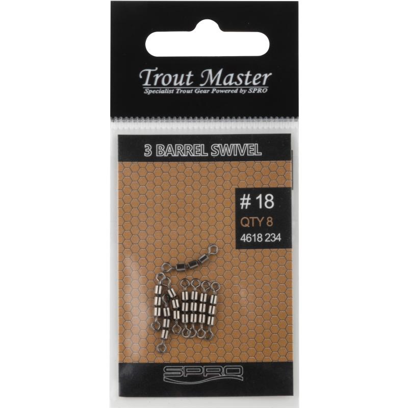 Spro Trout Master 3 T&ouml;nnchenwirbel #18 14kg