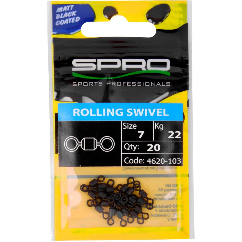 Produktbild Spro Mattschwarz Rolling Wirbel #7
