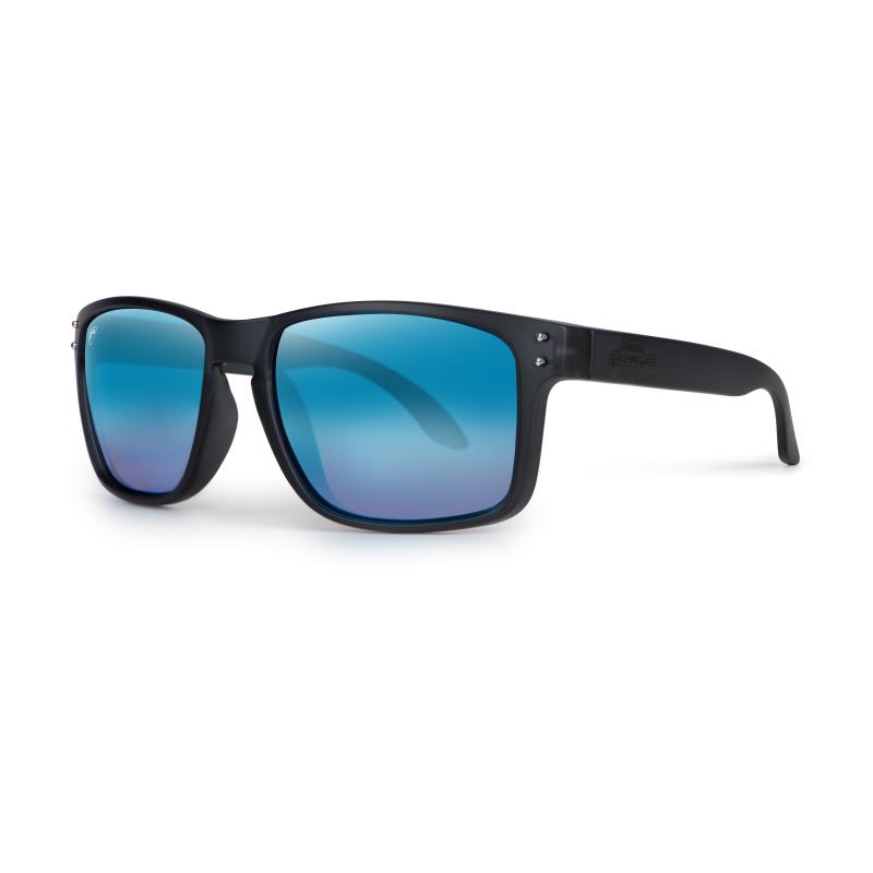 Fox Rage Transparent Black Brown Lens Mirror Blue Eyewear