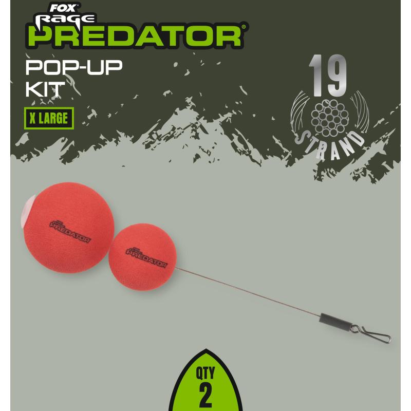 Fox Rage Pop-Up Kit X Large 2pcs
