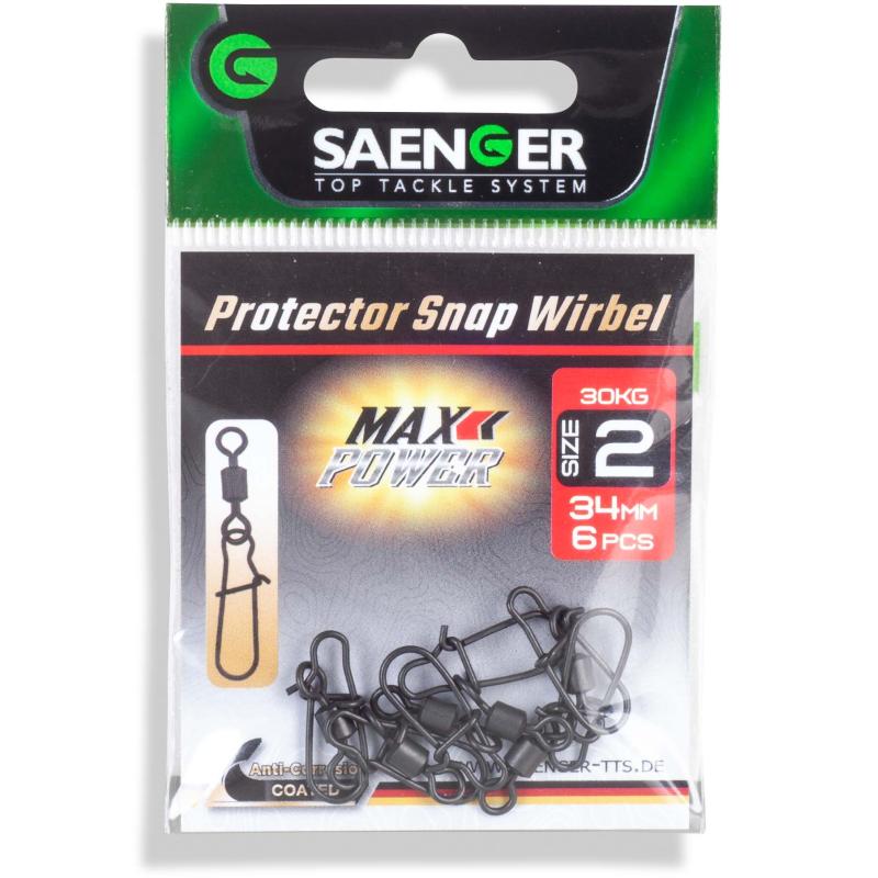 S&auml;nger Protector Snap Wirbel 1 40mm 35kg 5pcs.