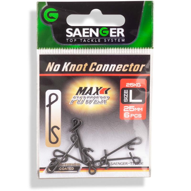 S&auml;nger No Knot Connector M 0,8mm 18kg 6pcs.