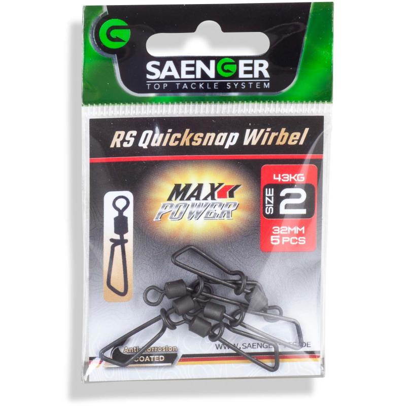 S&auml;nger RS Quicksnap Wirbel 2 32mm 43kg 5pcs.
