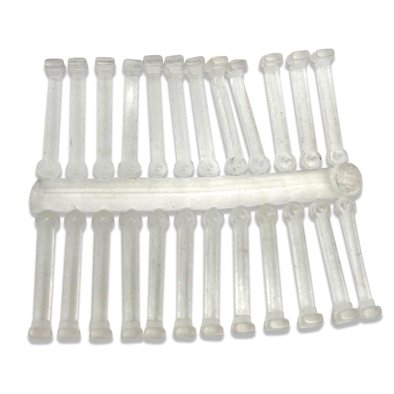 Anaconda Silicone Boilie Snowman Stops 18mm/24pcs.