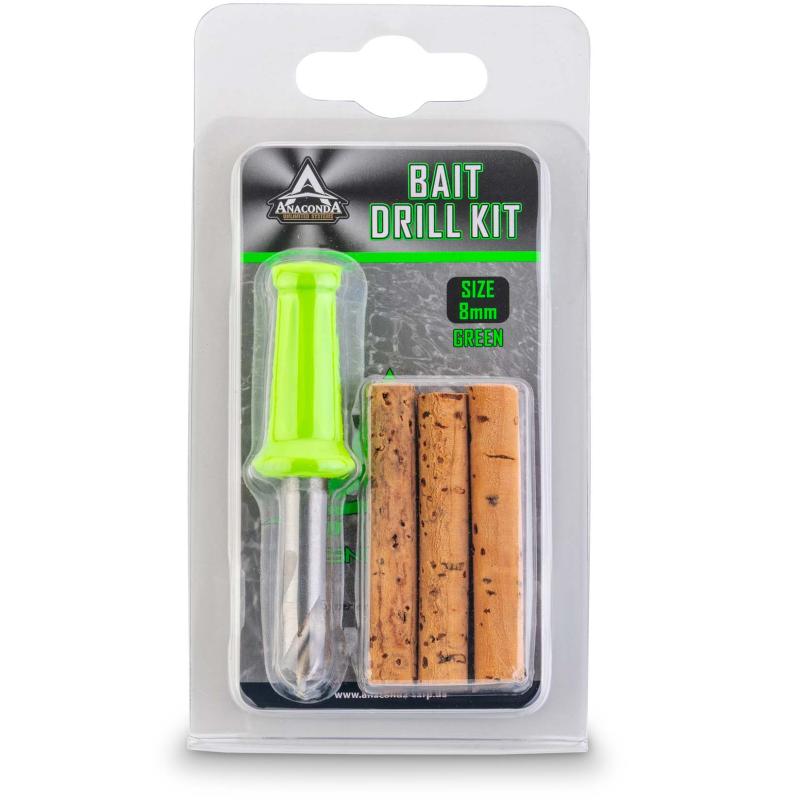 ANACONDA Bait Drill Kit Green 8mm