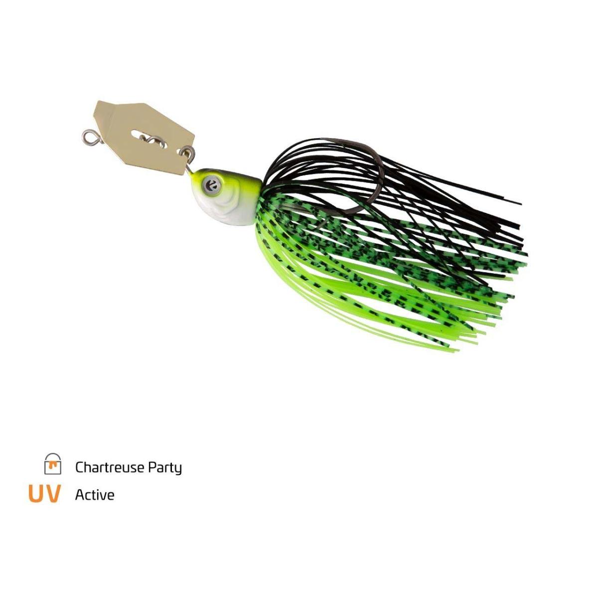 Zeck Bladed Jig 4/0 10g Chartreuse Party