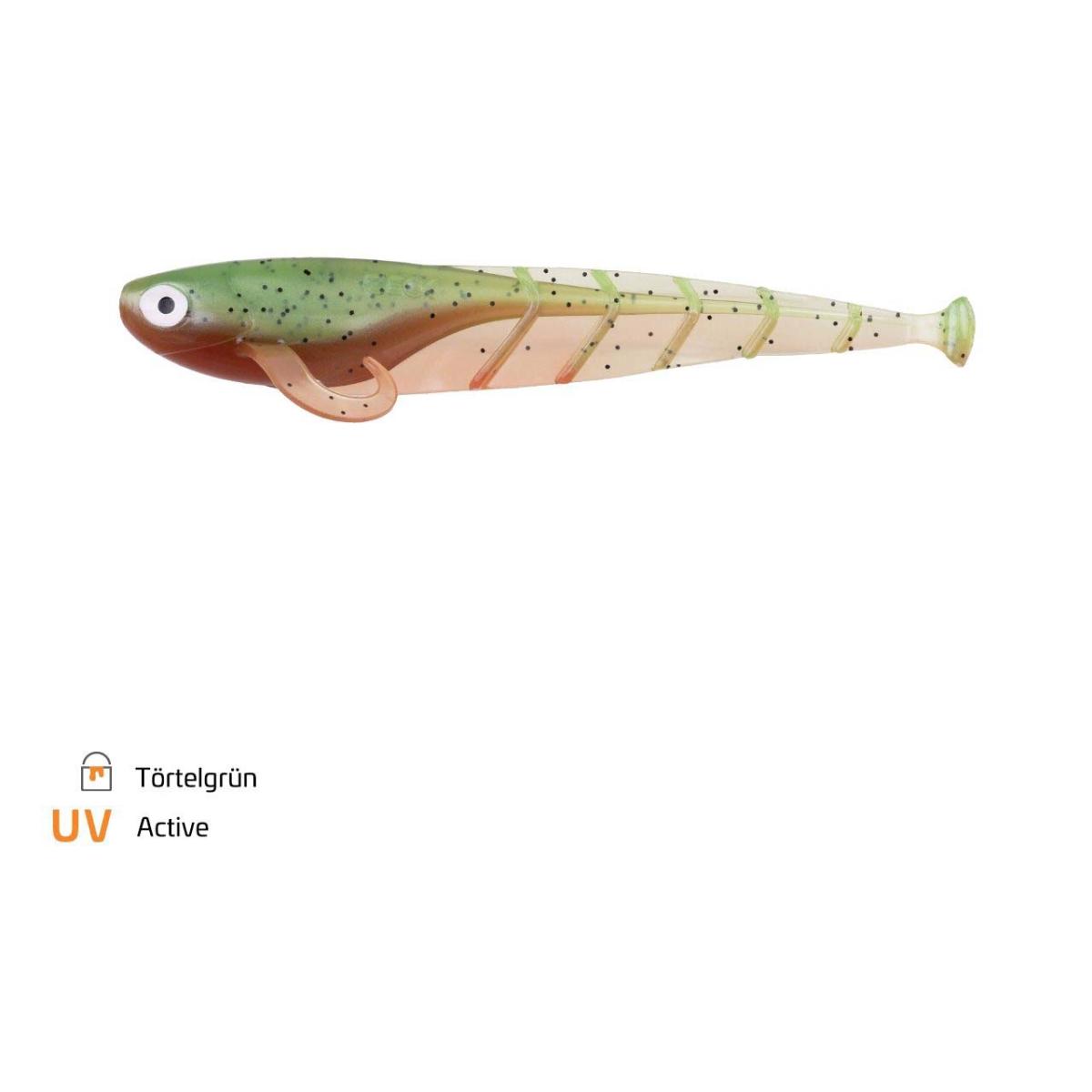 Zeck Quappie 10cm Törtelgrün 3 pcs