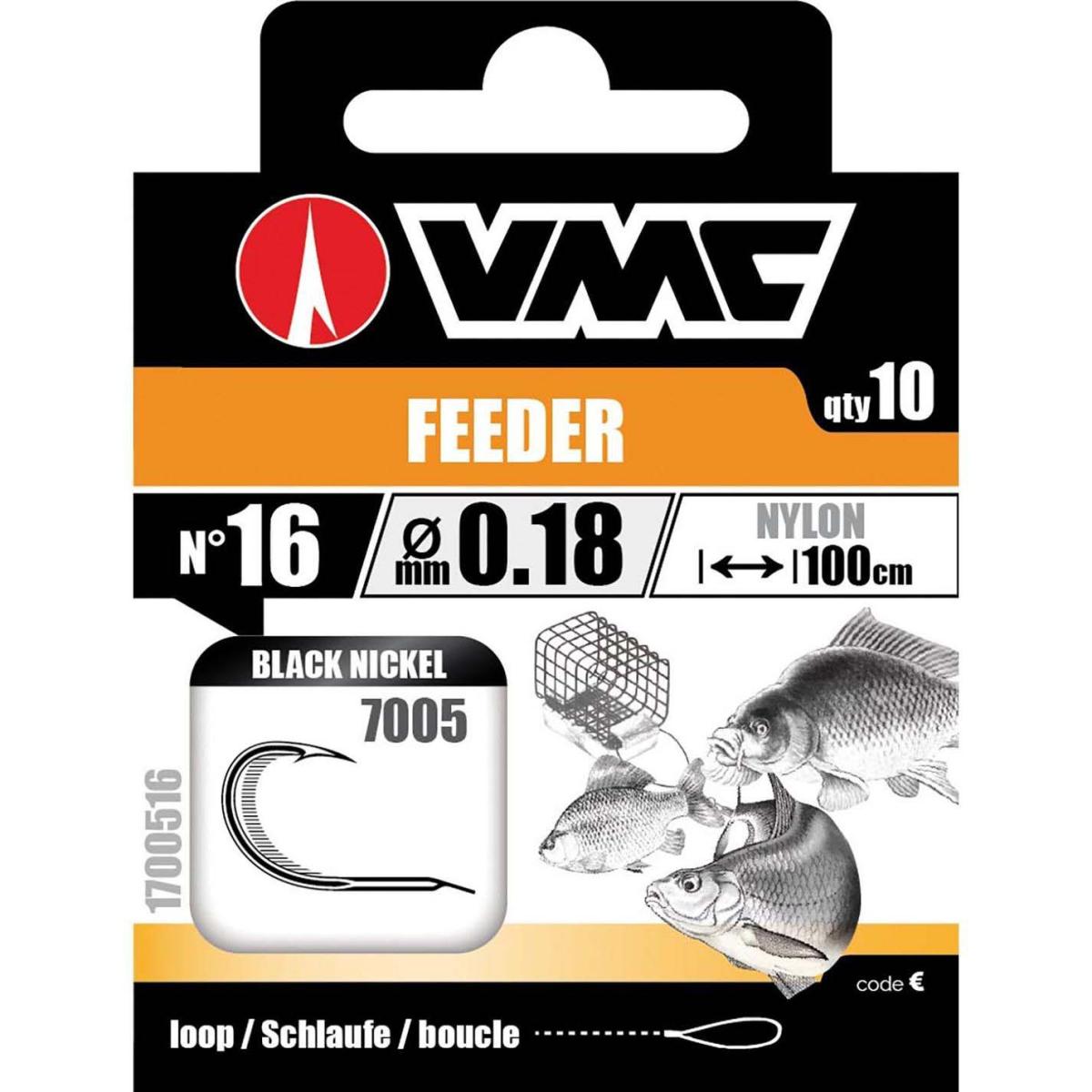 VMC Feeder Ni 100cm Nylon 0.16 H10