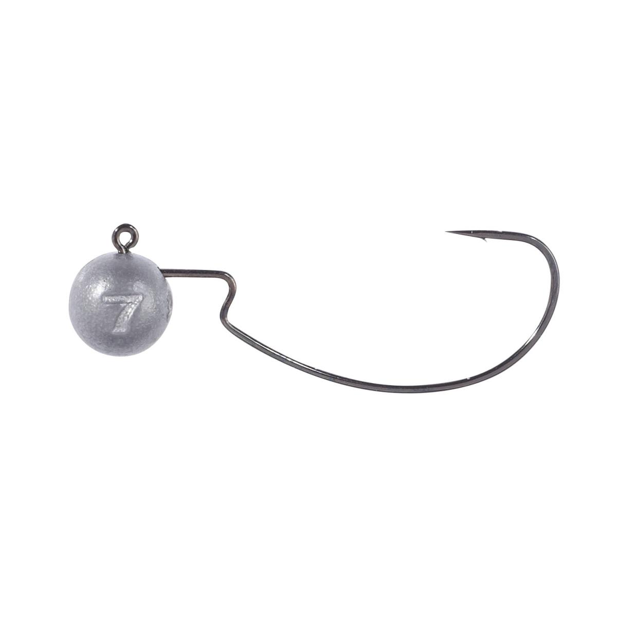 Balzer Shirasu Offset Haken mit Bleikopf 2g #2