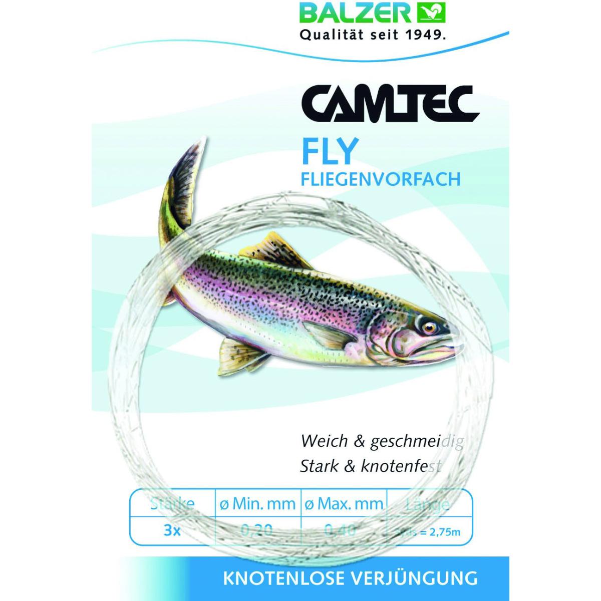 Balzer Colonel Fliegenvorfach 2,75m 4x