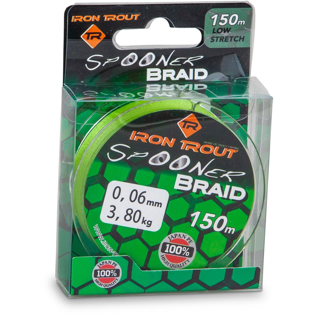 Iron Trout Spooner Braid 0,04mm Camo Green 150m